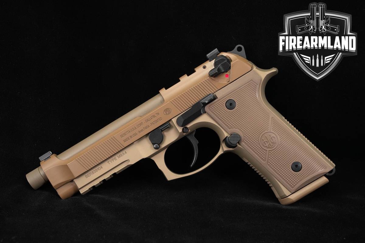 OPTIC READY Beretta M9A4 9mm 5.1" FDE M9 A4 +3 MAGS & ORIG BOX