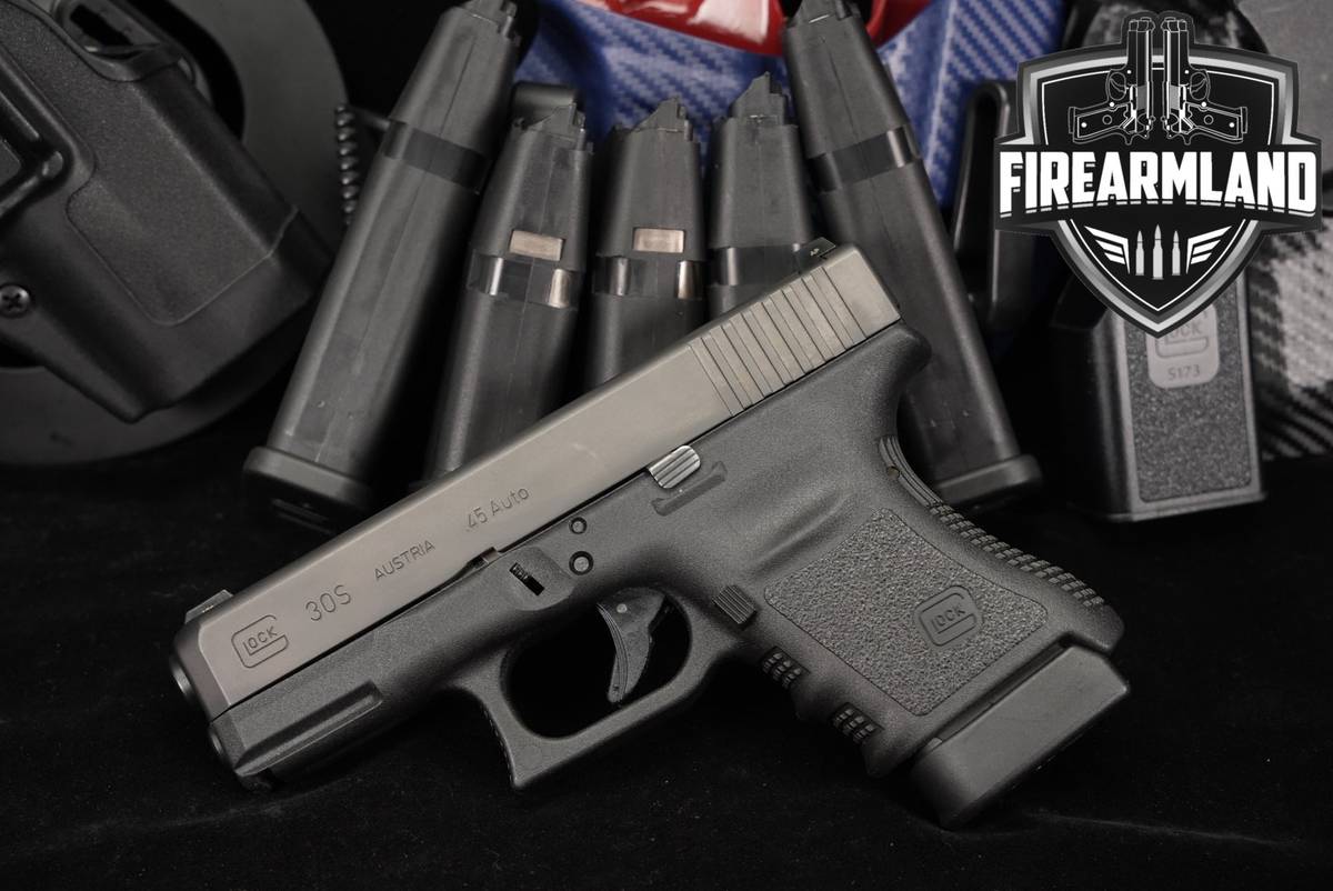 Glock 30S Gen3 G30S Gen 3 45 ACP 3.78" +6 MAGS, ORIG BOX & HOLSTER