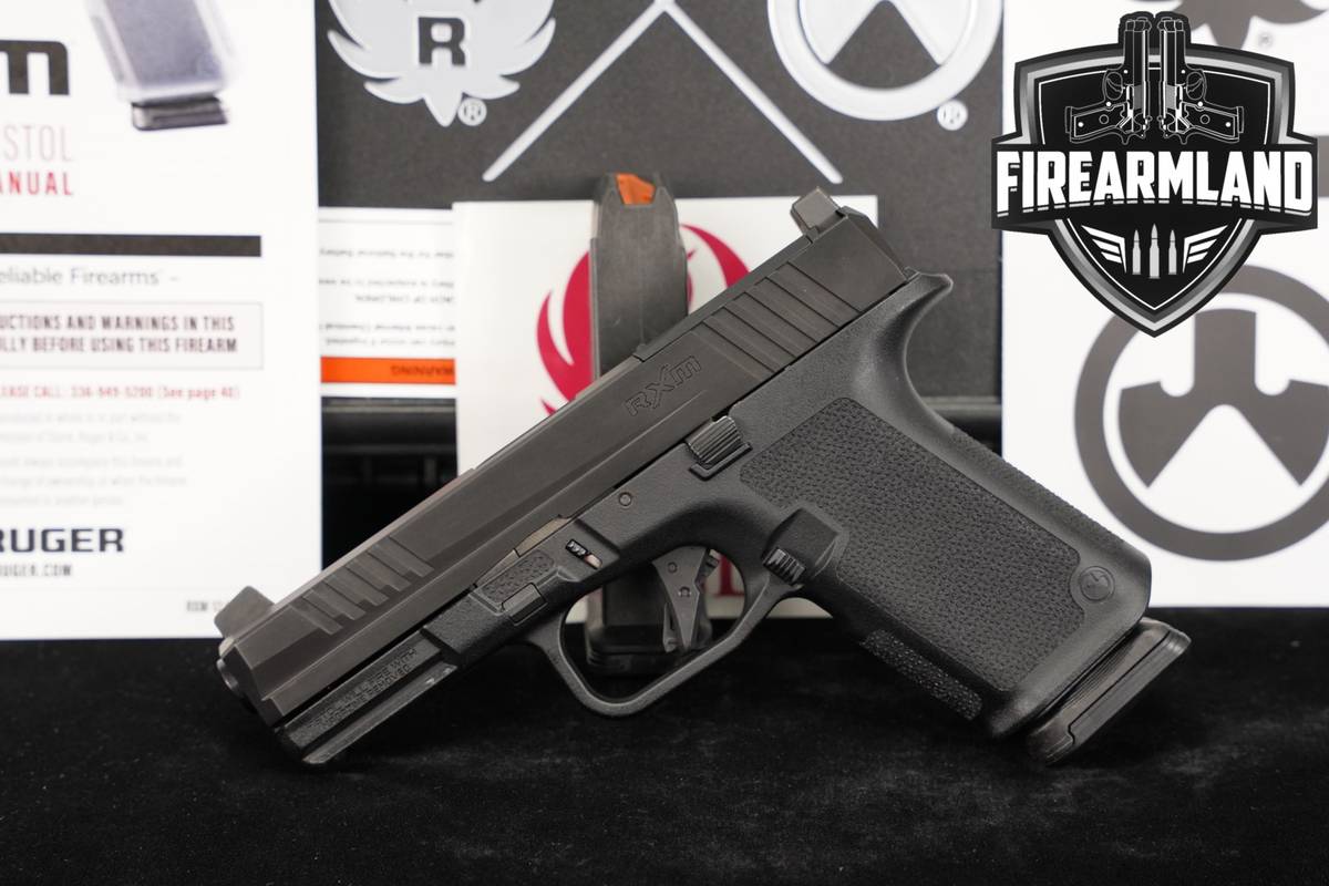 Ruger RXM 9mm Optics-Ready 4" G19 +2 MAGS & ORIG CASE