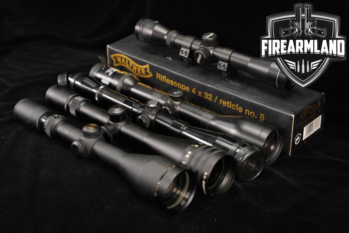 FIVE SCOPE LOT 5 Pack Meopta Lyman Weaver Simmons Walther Scopes