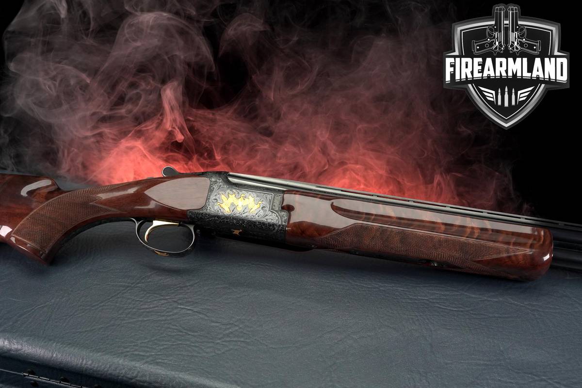 ENGRAVED 1990 Browning Citori Grade VI 20-Gauge 28" Blued Gold Inlay +CASE