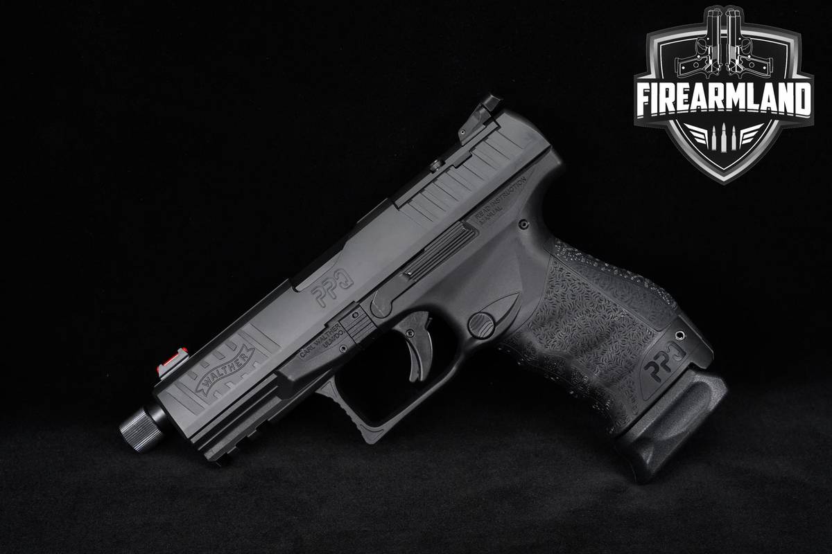 Walther PPQ M2 Q4 TAC 9mm 4.6" Threaded Optic-Ready +3 MAGS & ORIG CASE