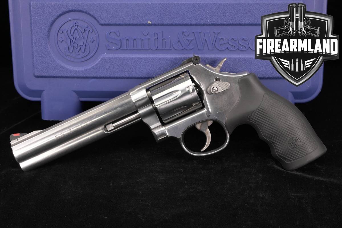 Smith & Wesson Model 686-6 Plus S&W 357 Magnum Satin Stainless +ORIG CASE