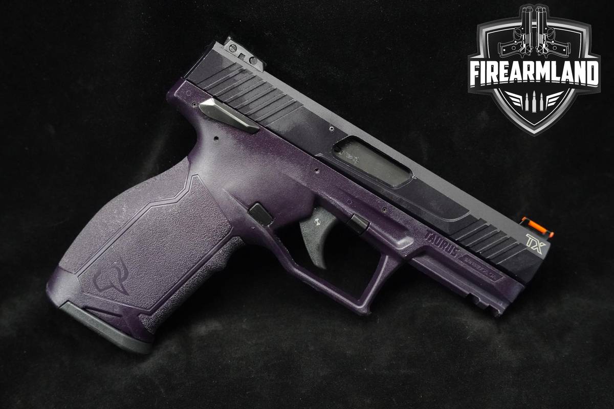 Taurus TX22 22LR Two-Tone Purple Wine Taurus TX-22 +2 MAGS & ORIG BOX
