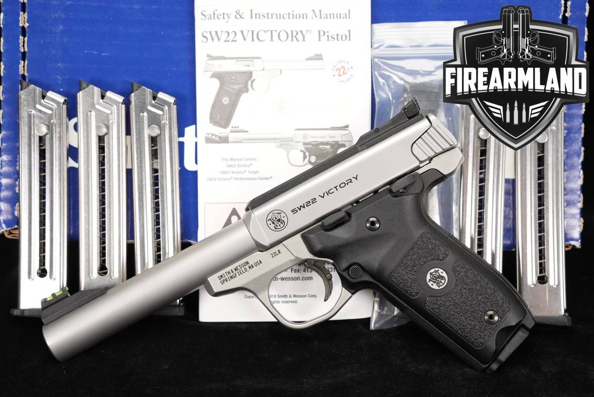 Smith & Wesson SW22 S&W Victory 22LR Optics-Ready 5.25" SW 22 +6 MAGS
