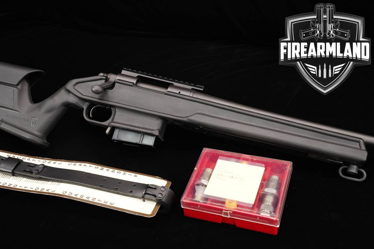 Remington Model 700 7mm-08 Rem Grey M700 ARCHANGEL STOCK, BIPOD +DIE SET
