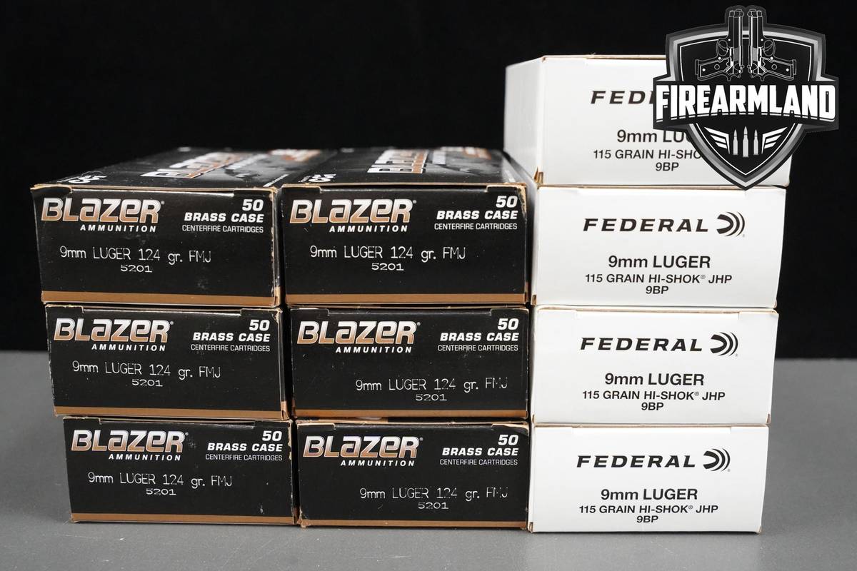 9mm Ammo 9mm Ammunition 500 ROUNDS