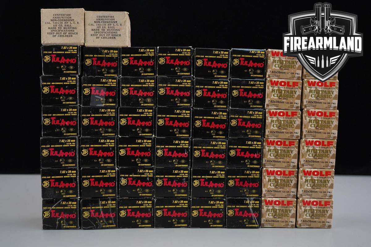 1000 RDS! 7.62x39 Ammo 762
