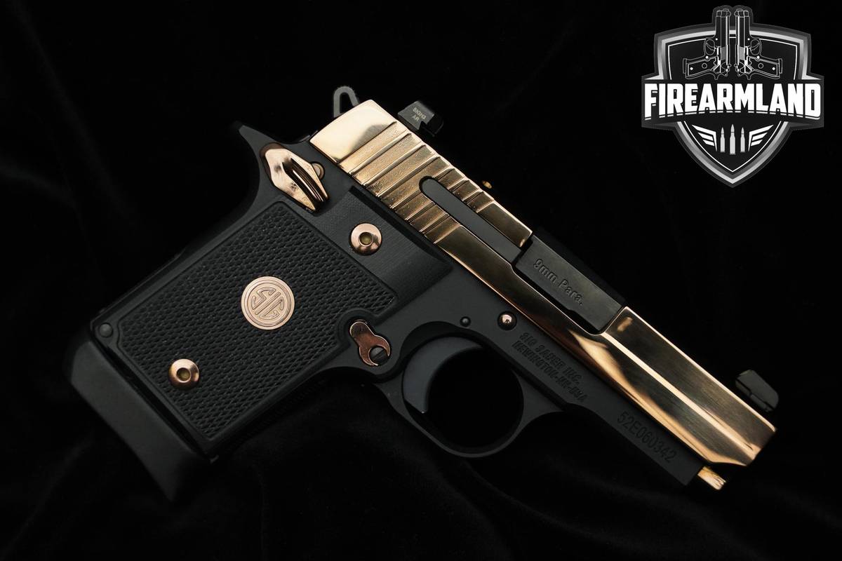 LIKE-NEW Sig Sauer P938 Rose Gold 9mm 3" Rose 1911 Gold Sig P938 Sauer