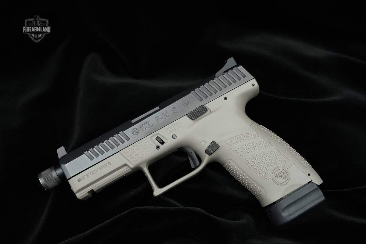 CZ P-10 C 9mm Pistol Urban Grey CZ USA Suppressor Ready 15+1 P10C Threaded