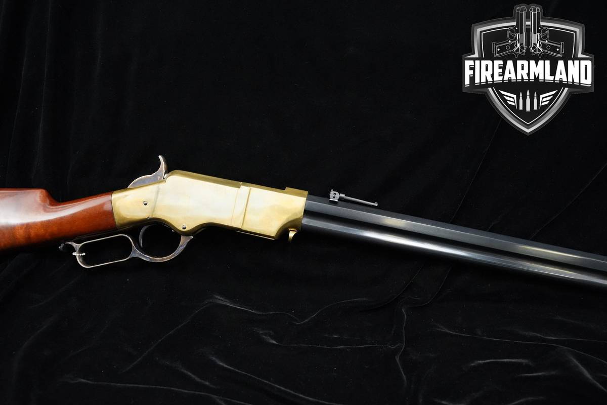 A Uberti 1860 Henry 45 Colt 24.2" Brass/Blued A-Uberti 1860-Henry +ORIG BOX