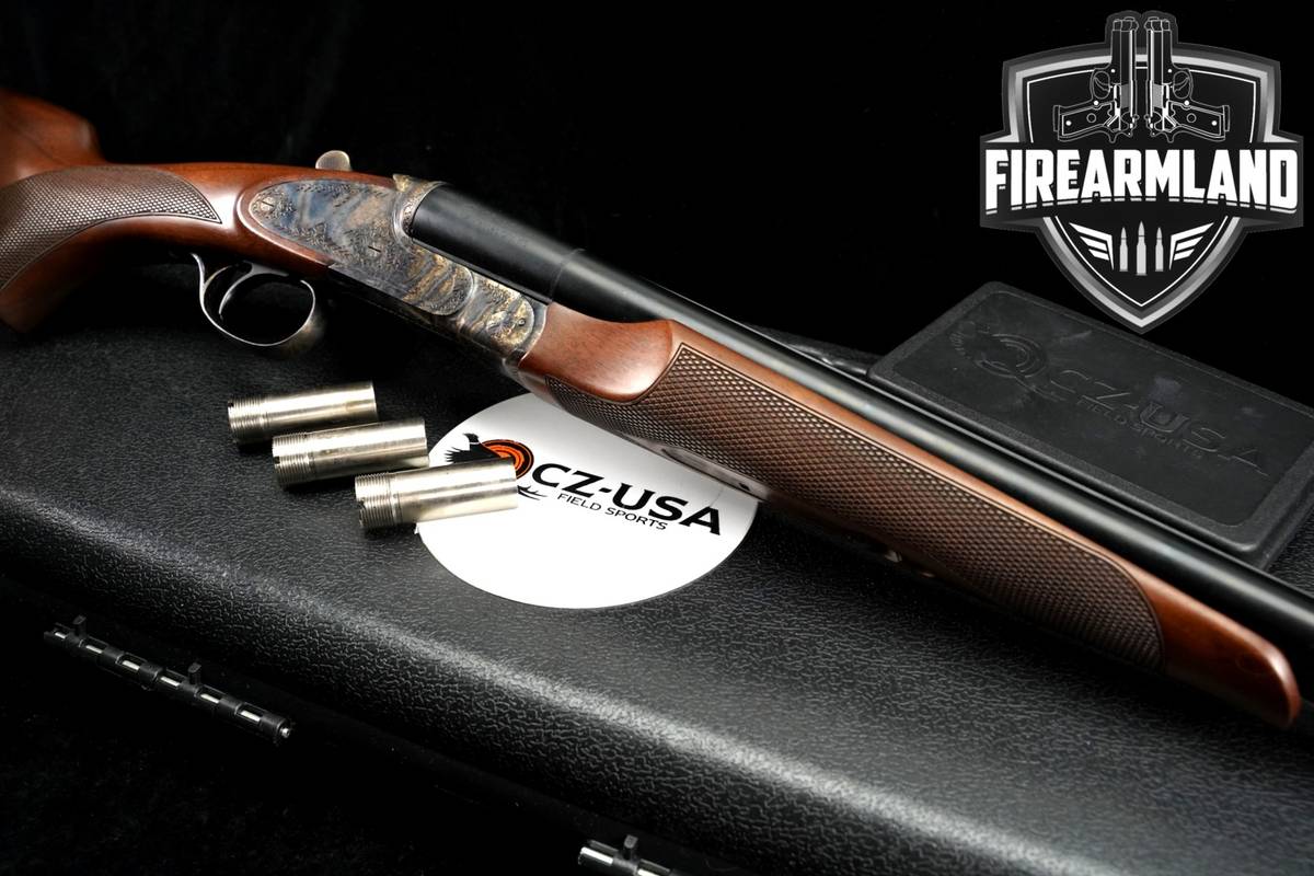 CZ Sharp-Tail 20-Gauge 28" Color Case-Hardened & Walnut 20GA Trap-Skeet