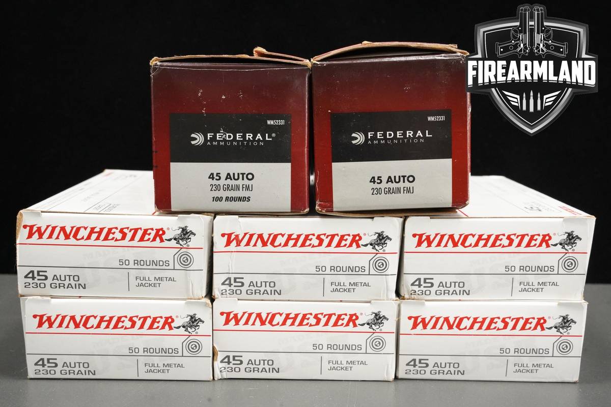 45 ACP Ammo 45-ACP Ammunition 500 ROUNDS