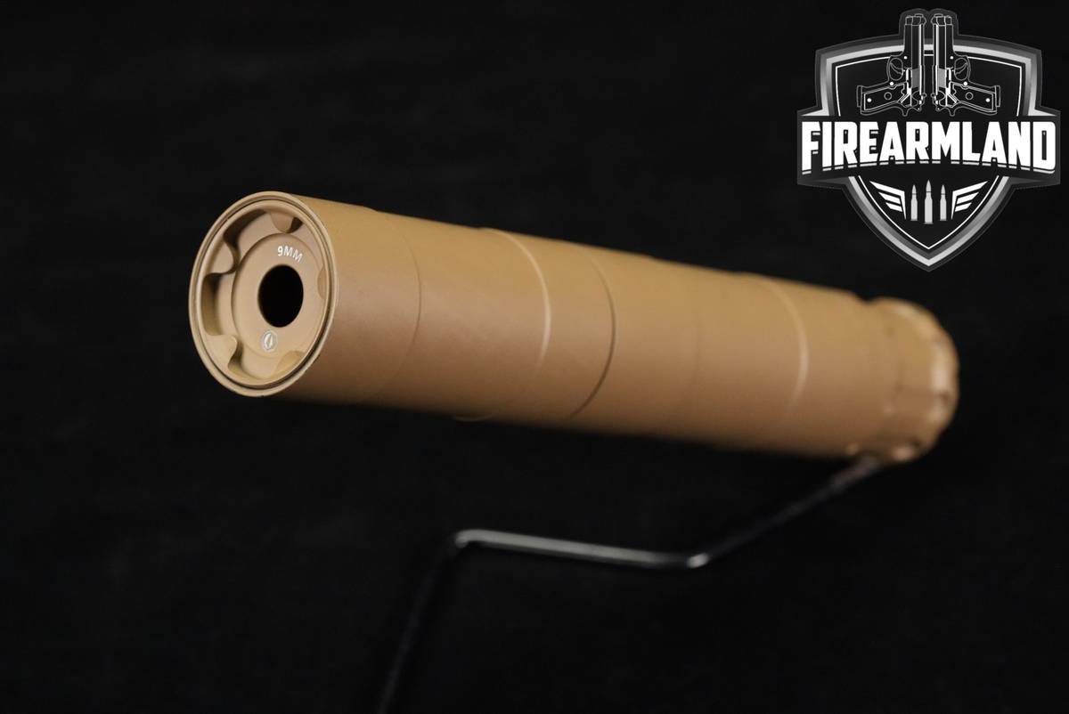 Rugged Suppressors Obsidian9 9mm Luger Suppressor Obsidian 9 Silencer