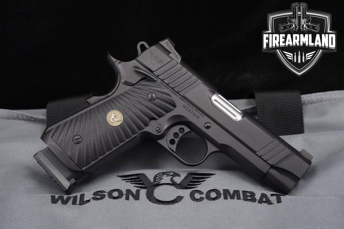 LIKE-NEW! Wilson Combat WC CQB Elite Compact 9mm 1911 4" +3 MAGS