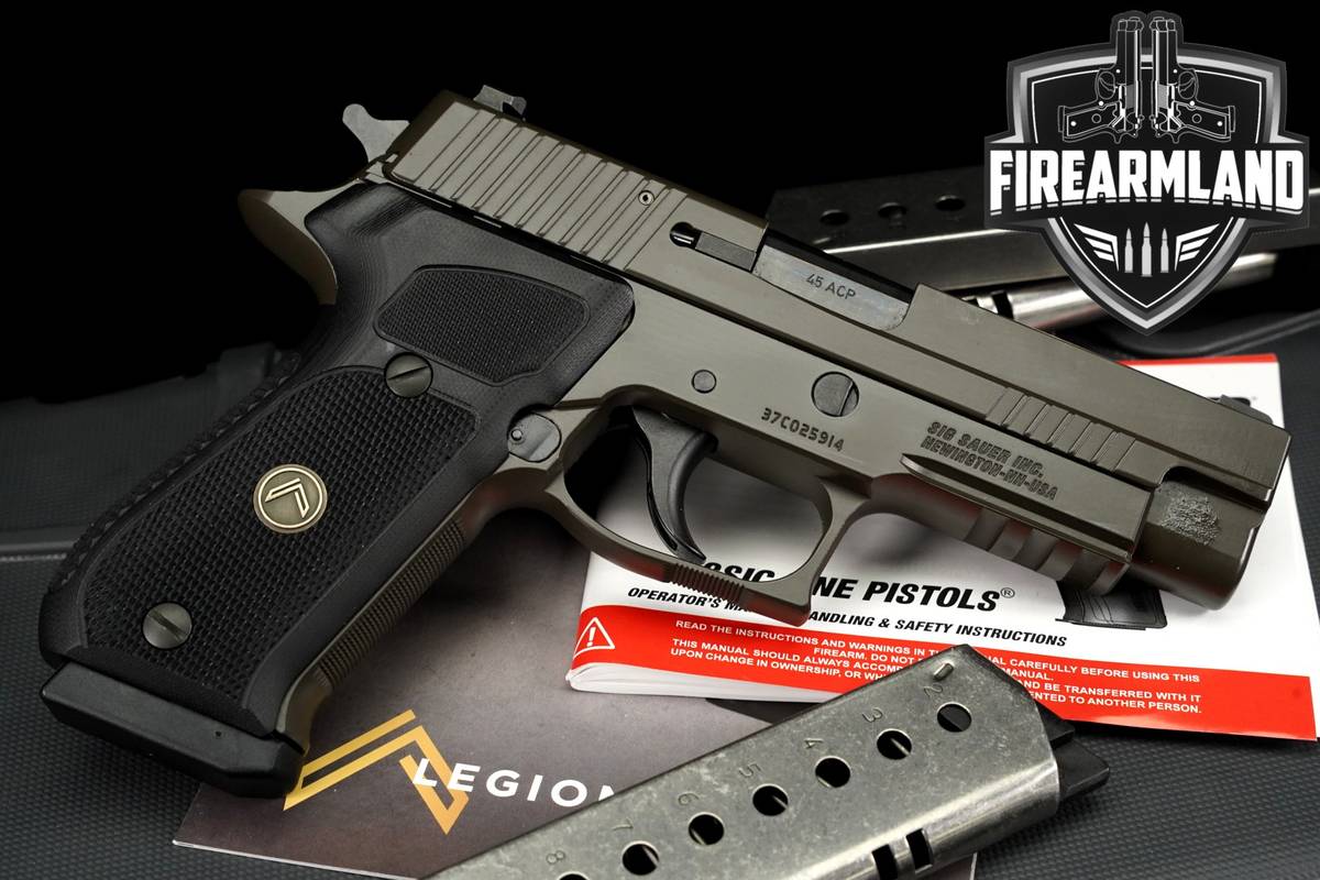 Sig Sauer P220 Legion DA/SA 45 ACP 4.4 P 220 +4 MAGS & ORIG CASE