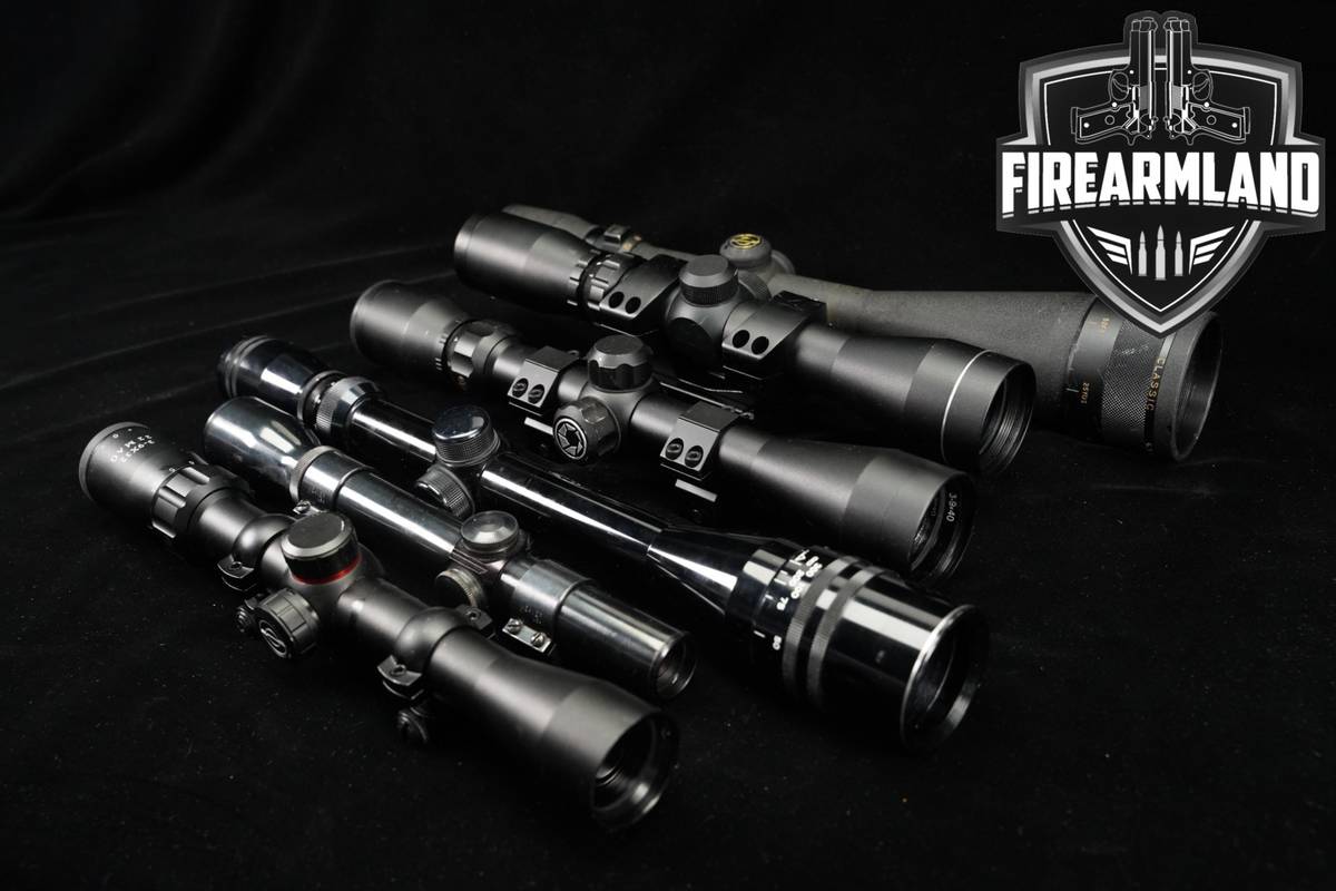 SIX SCOPE LOT 6 Pack Tasco Simmons Barska AIM Riflescope Scopes