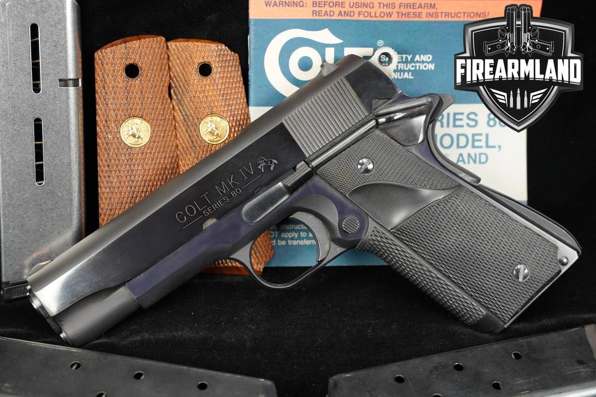 1984 Colt MK IV/Series 80 Lightweight Commander 45 ACP 1911 4.25 +3 MAGS