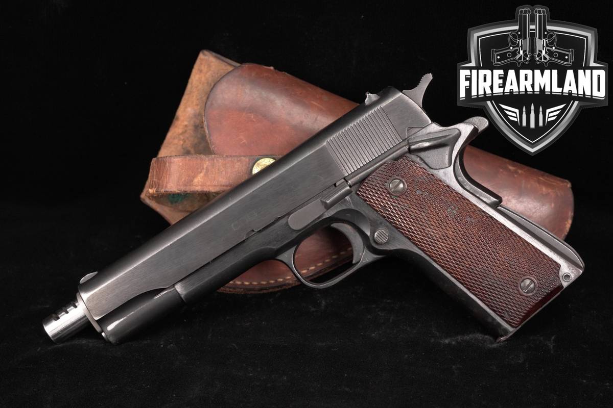 1917 Colt Government Model 38 Super 1911 6" Blued