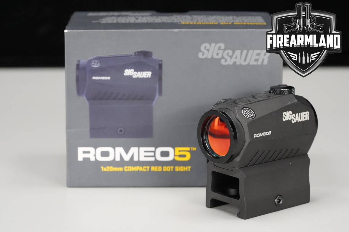 Sig Sauer Romeo5 1x20mm 2 MOA Red Dot Sig-Sauer-Romeo5 Rifle OPTIC