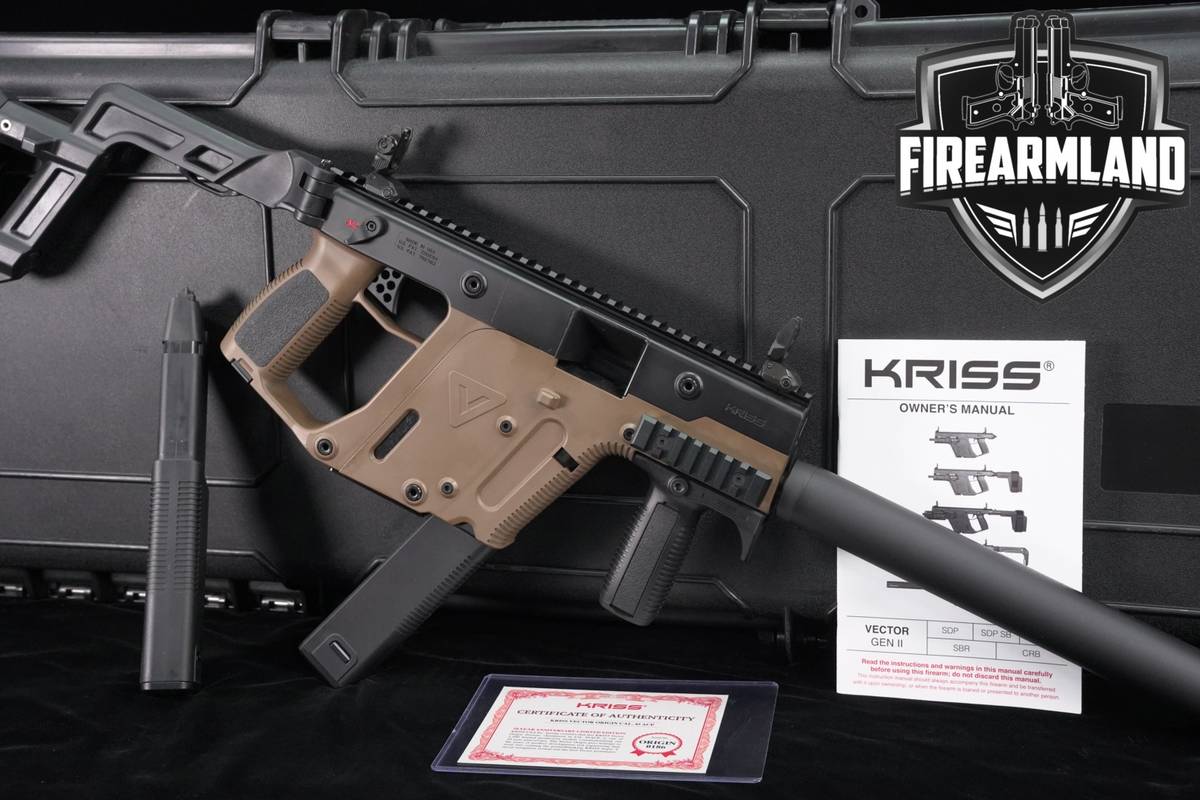LIMITED 1 Of 1500 KRISS Vector CRB Gen II; Origin; 20-YEAR ANNIVERSARY +COA