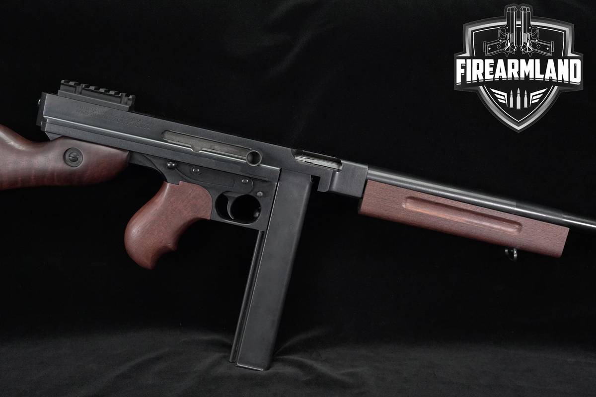 TOMMY GUN! Auto Ordnance Thompson M1 TM1 45-ACP 16.5" +2 MAGS & ORIG CASE