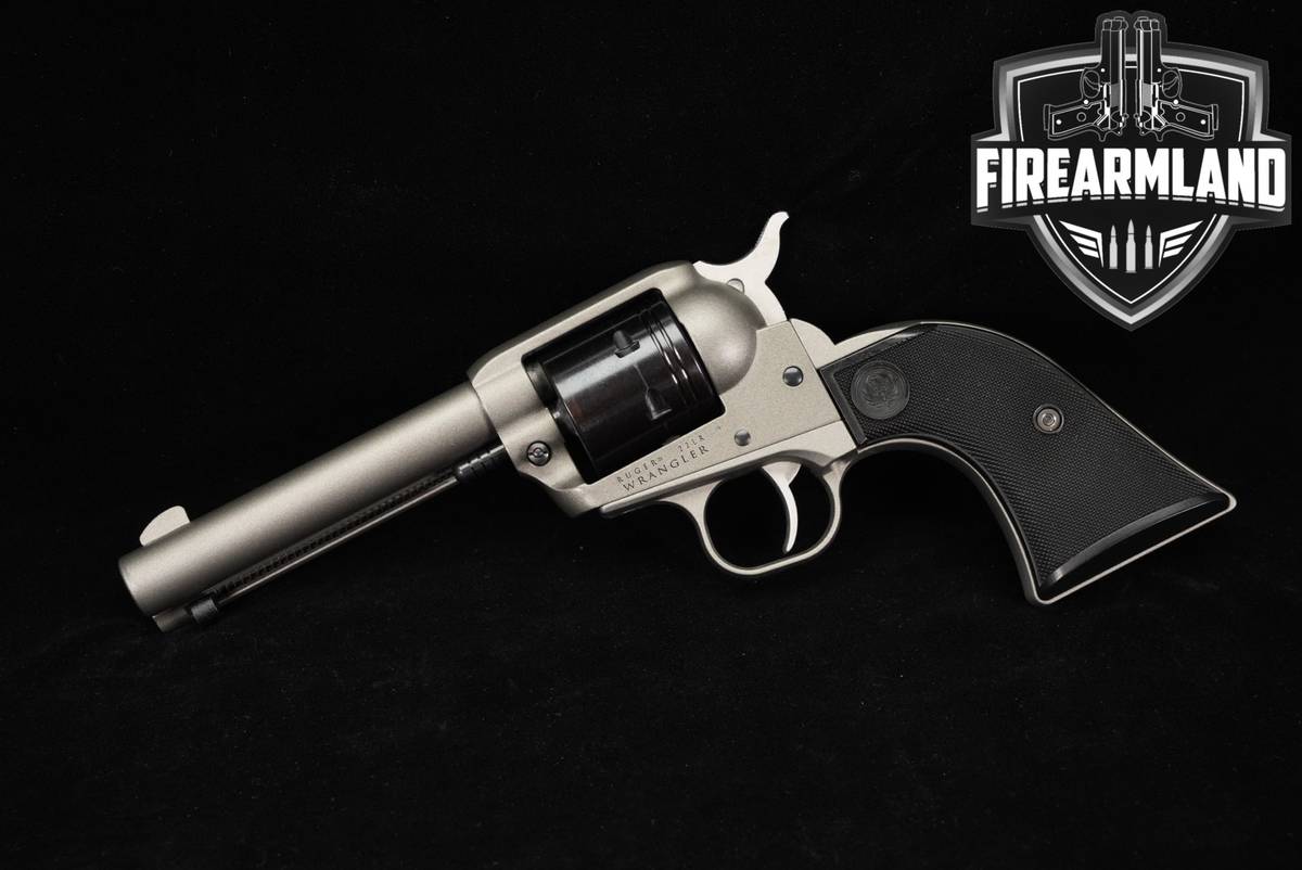 Ruger Wrangler 22LR 4.62" Two-Tone Silver & Black
