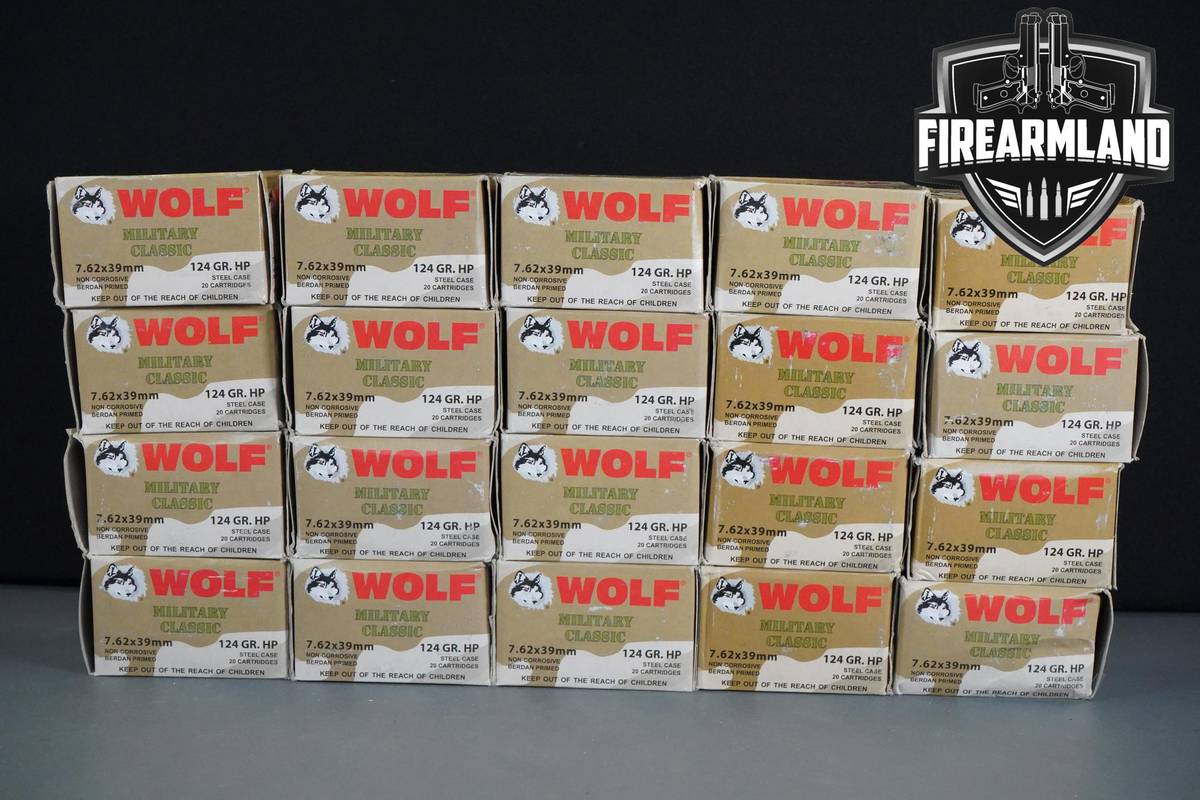 7.62x39 Ammo 7.62x39 Ammunition 400 ROUNDS