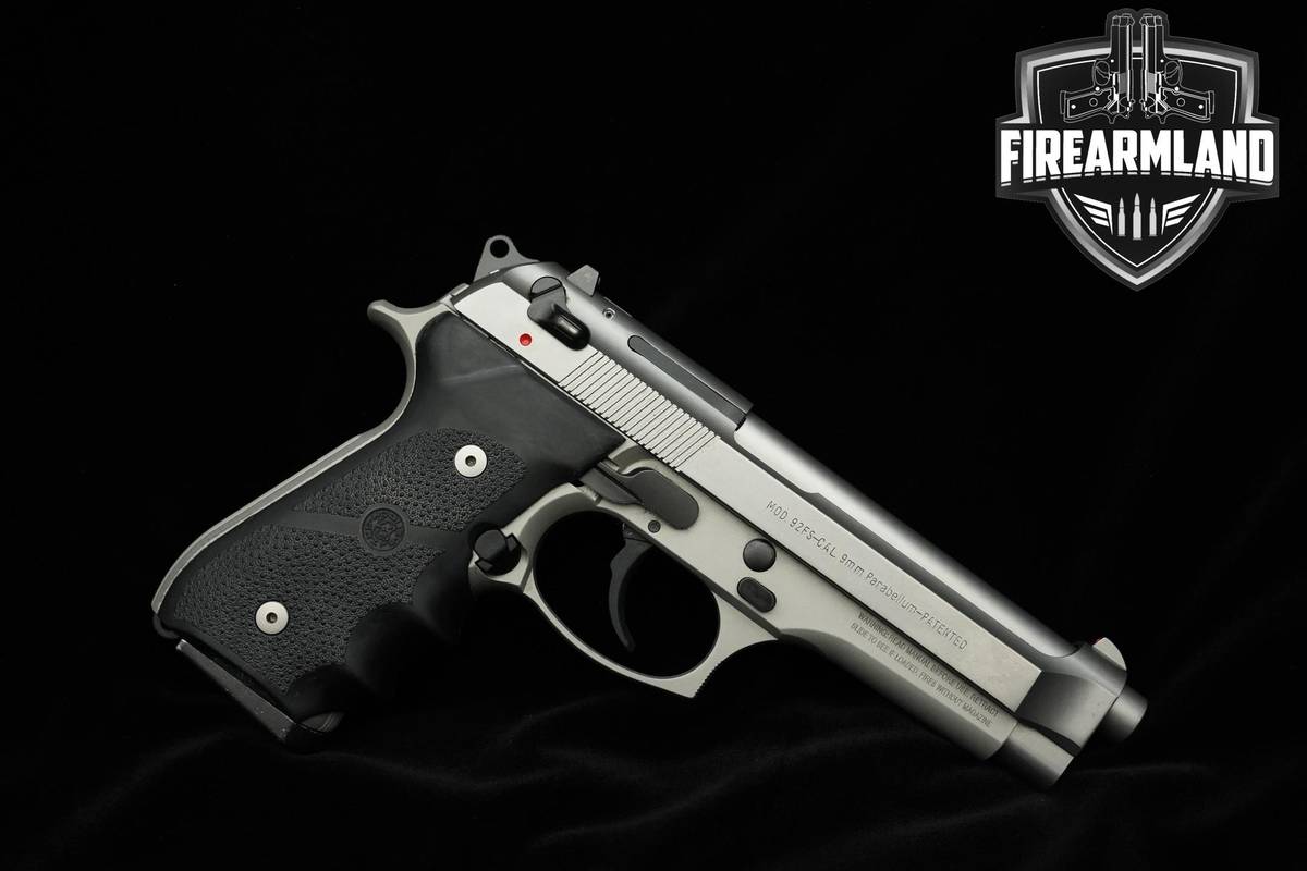 Beretta 92FS INOX 9mm 4.9" Satin Stainless 92FS Beretta 92-FS +2 MAGS