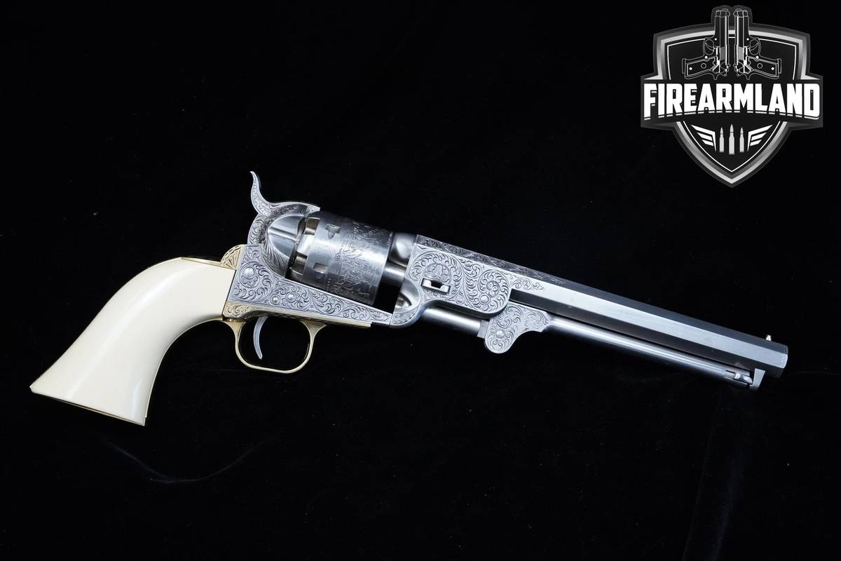 Franklin Mint Colt Model 1851 Navy Wild Bill Hickok Non-Firing Replica .36