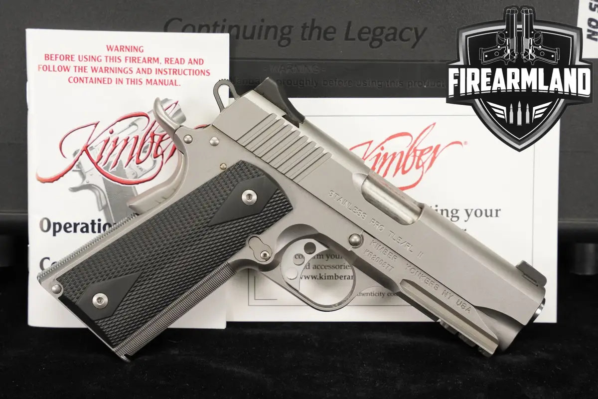 Kimber Pro TLE/RL II 45 ACP 1911 4" Stainless +ORIG CASE
