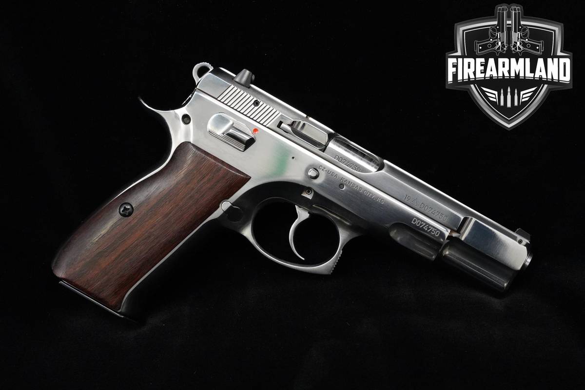 LAST YEAR RARE! CZ 75 B HIGH POLISH 9mm 4.6" CZ 75B +ORIG CASE