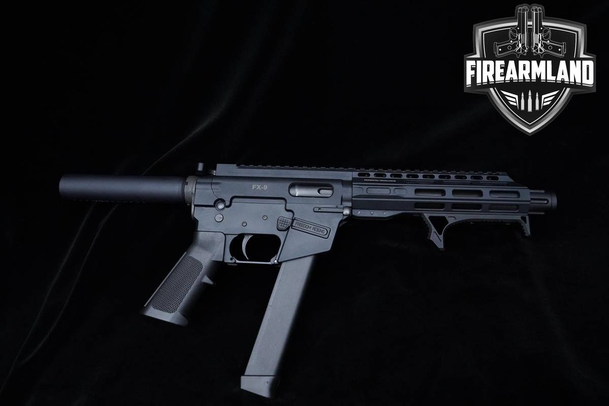 Freedom Ordnance FX-9 9mm 8" Black Hard Coat An AR-9 AR FX-9 FX9 +2 MAGS