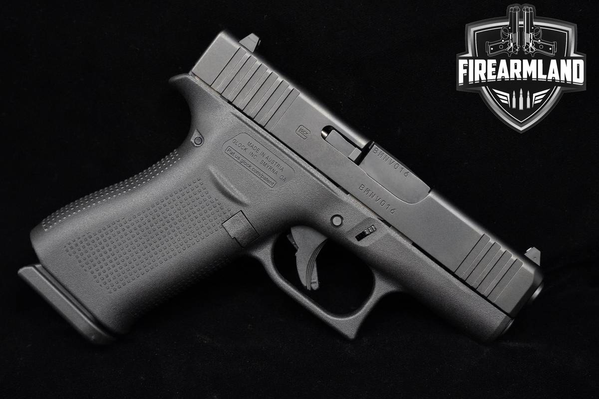 Glock 43X Slimline 9mm 3.41" Glock G43X G-43X +2 MAGS & ORIG CASE