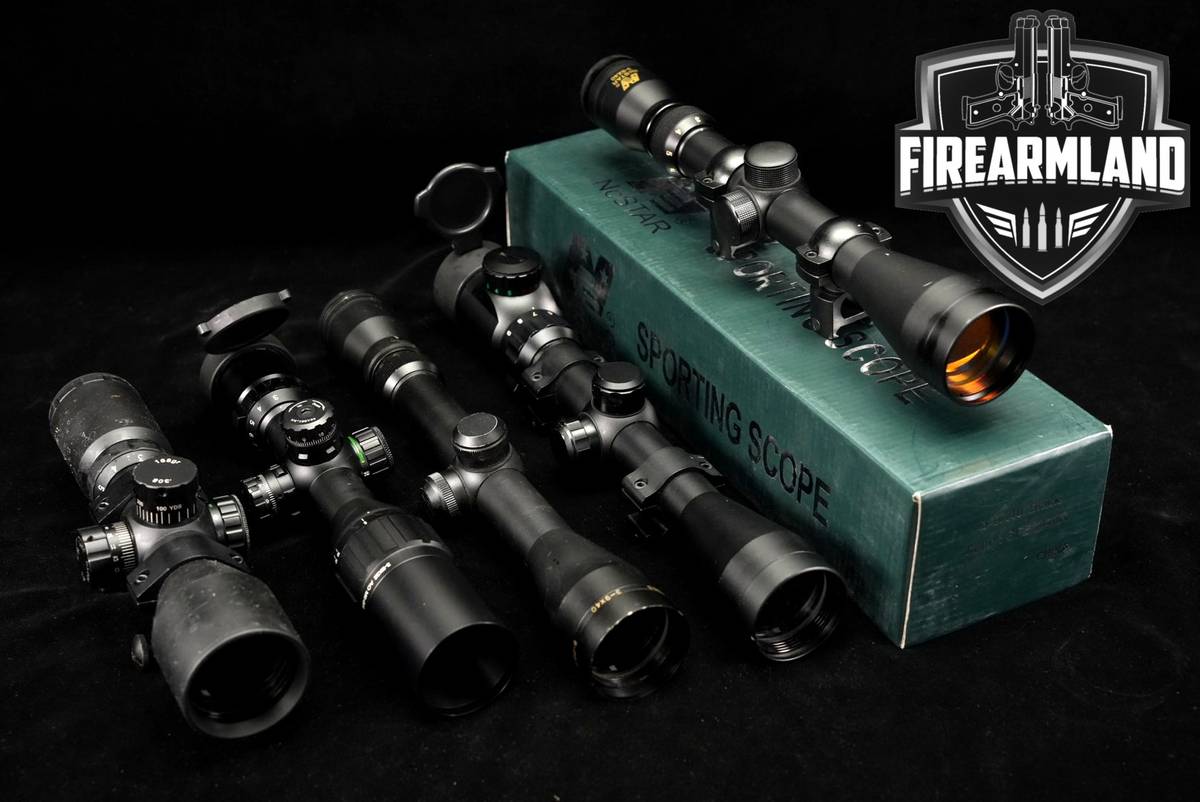 FIVE SCOPE LOT 5 Pack Piney Simmons UTG NcSTAR Riflescope Scopes