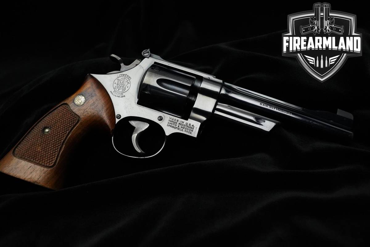 1978 Smith & Wesson (S&W) 27-2 357 Magnum 6" Blued 27-2 S&W Model-27 DA/SA