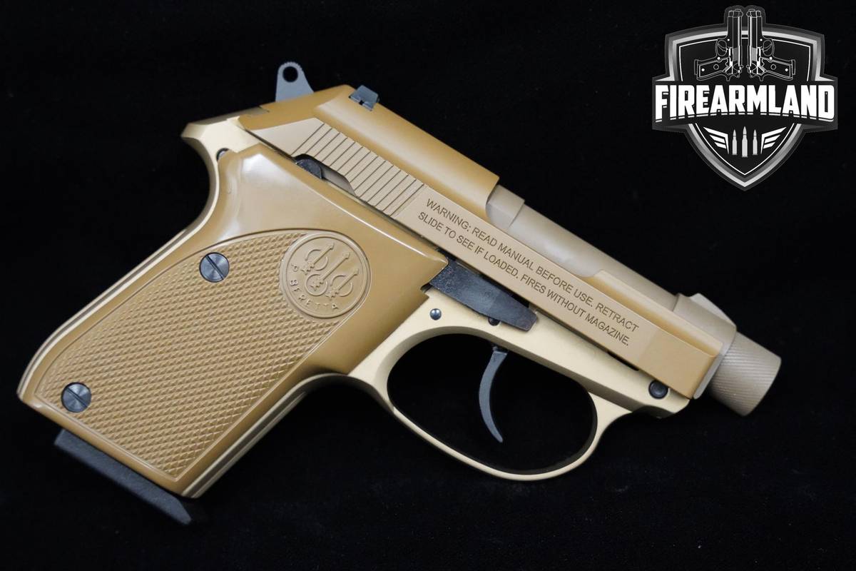 Beretta 3032 Tomcat FDE Threaded 32 ACP 2.9" FDE Anodized Beretta ORIG CASE