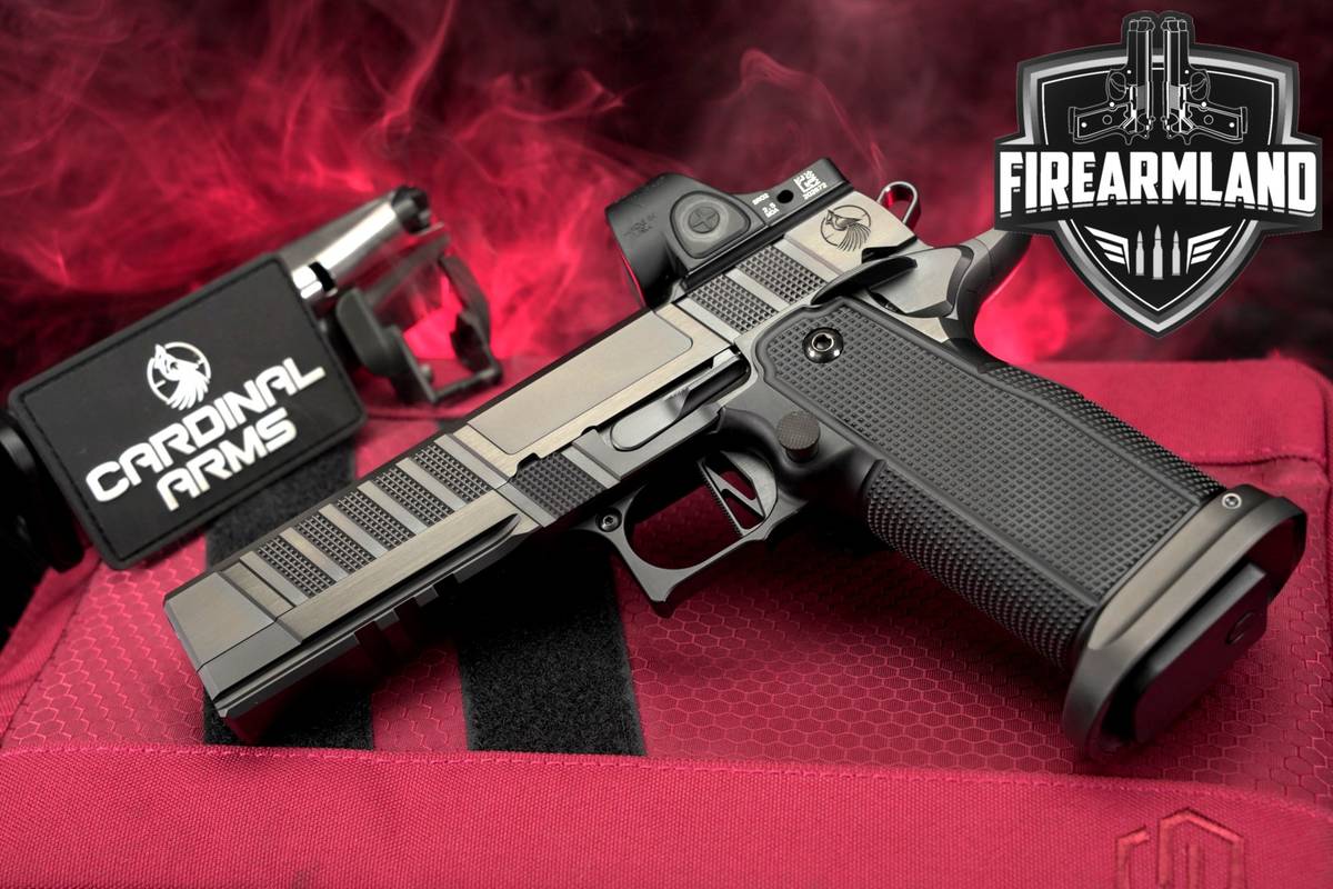 Cardinal Arms G2 9mm 1911 5" 2011 +2 MAGS, ORIG CASE & TRIJICON SRO OPTIC