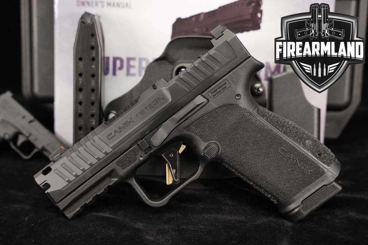 Canik METE MC9 Prime 9mm Optics-Ready MC 9 +2 MAGS, ORIG CASE & HOLSTER