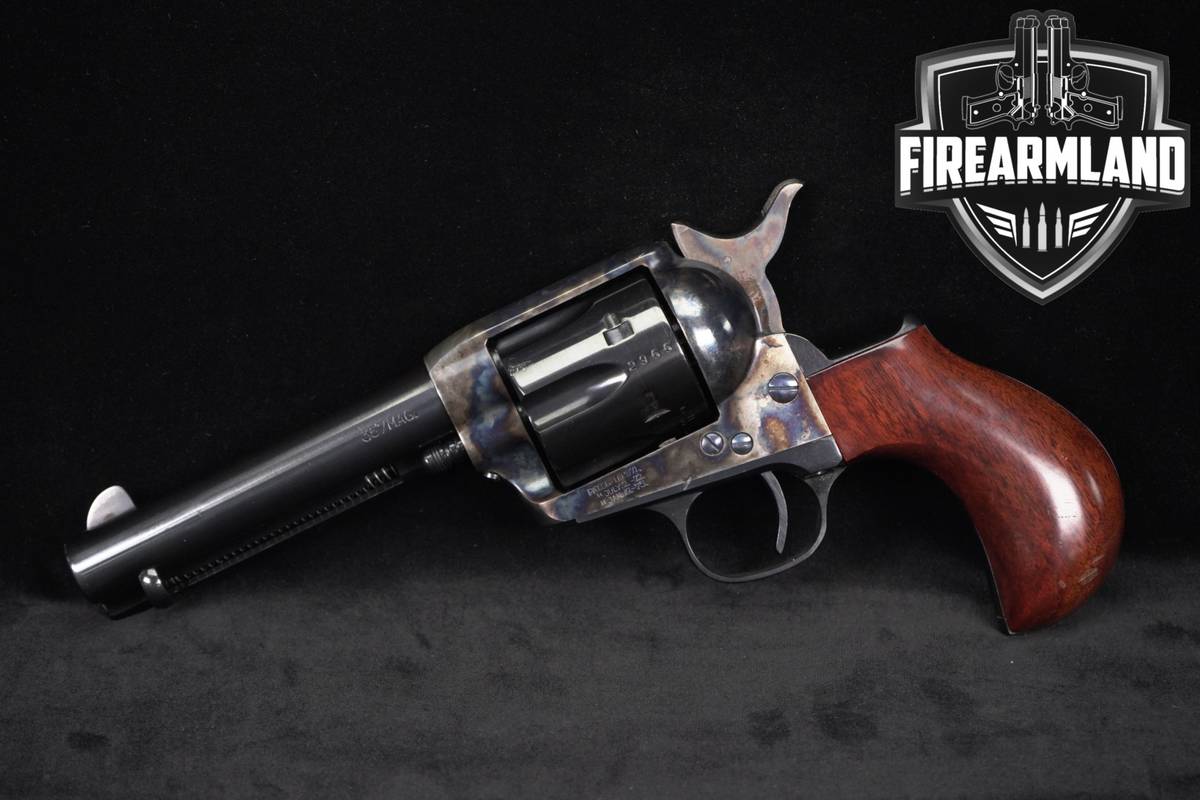 Cimarron Firearms Thunderer 357 Magnum 4.75" Color Case Hardened & Blued