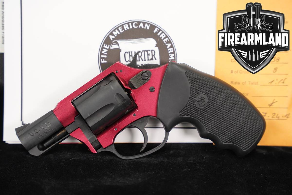 Charter Arms Undercover Lite 38 Special 2" Two-Tone Red & Black DA/SA