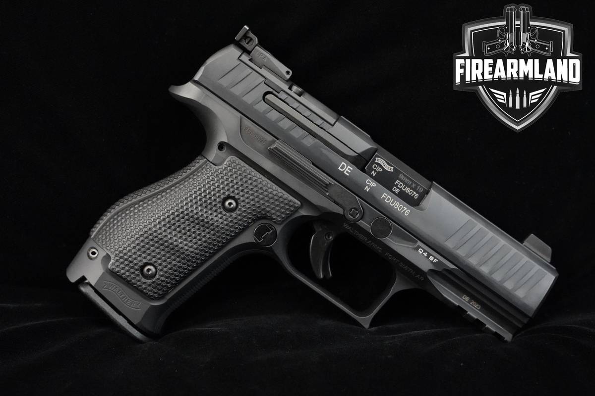 Walther Q4 SF Optic Ready 9mm 4" Walther +2 MAGS & ORIG CASE
