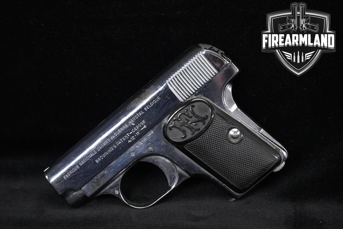 1955-1958 FN Baby Browning Model 1931 25 ACP 2" Pocket Pistol +HOLSTER