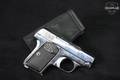1955-1958 FN Herstal (FNH) Baby Browning Model 1931 .25 ACP (6.35mm) Bright Nickel in Fair Condition Image 2