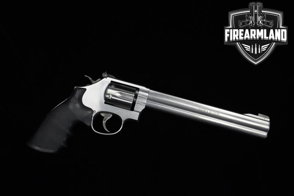 2004 Smith & Wesson (S&W) Model 647 17 HMR 8.4" Stainless Steel S&W 647