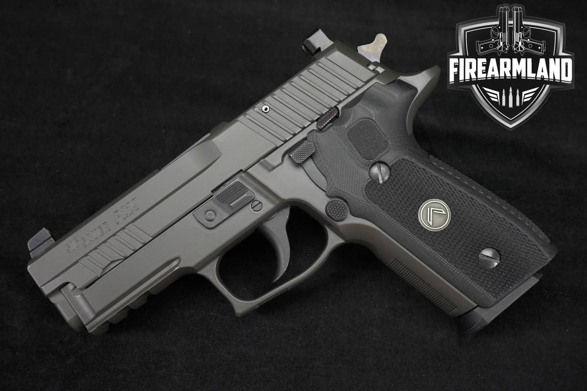 Sig Sauer P229 Legion OR 9mm 3.9" Gray P-229 +3 MAGS, ORIG CASE & HOLSTER