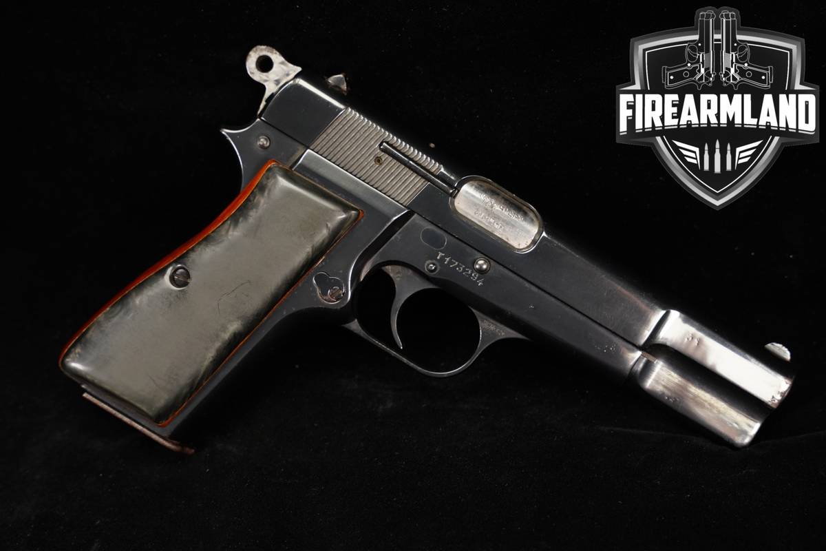 1967 Browning Hi-Power T-Series 9mm 4.65 Blued