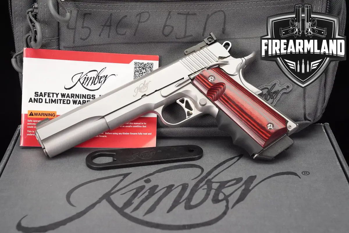 Kimber Stainless Target LS Series II 45 ACP 1911 6" +ORIG BOX