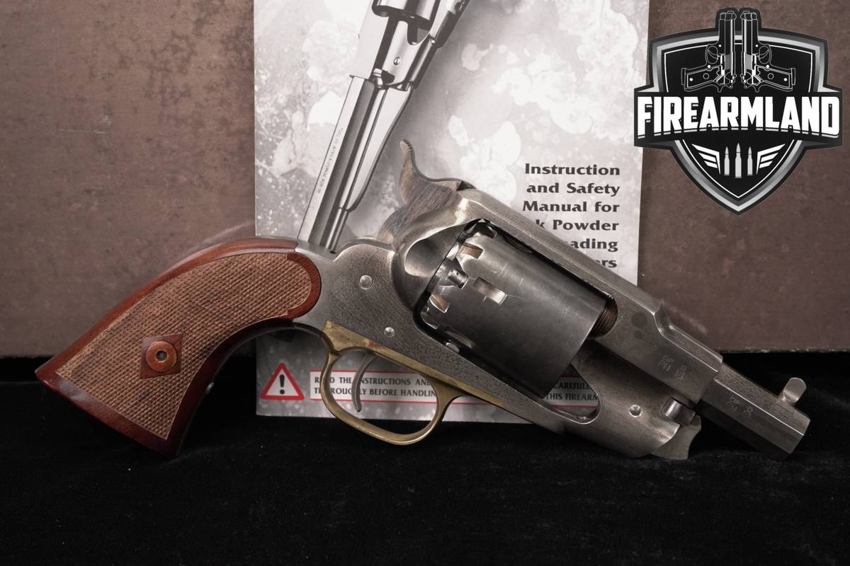F.lli Pietta Remington 1858 The Ace 44 Flli 3" Blued ITALY +ORIG BOX
