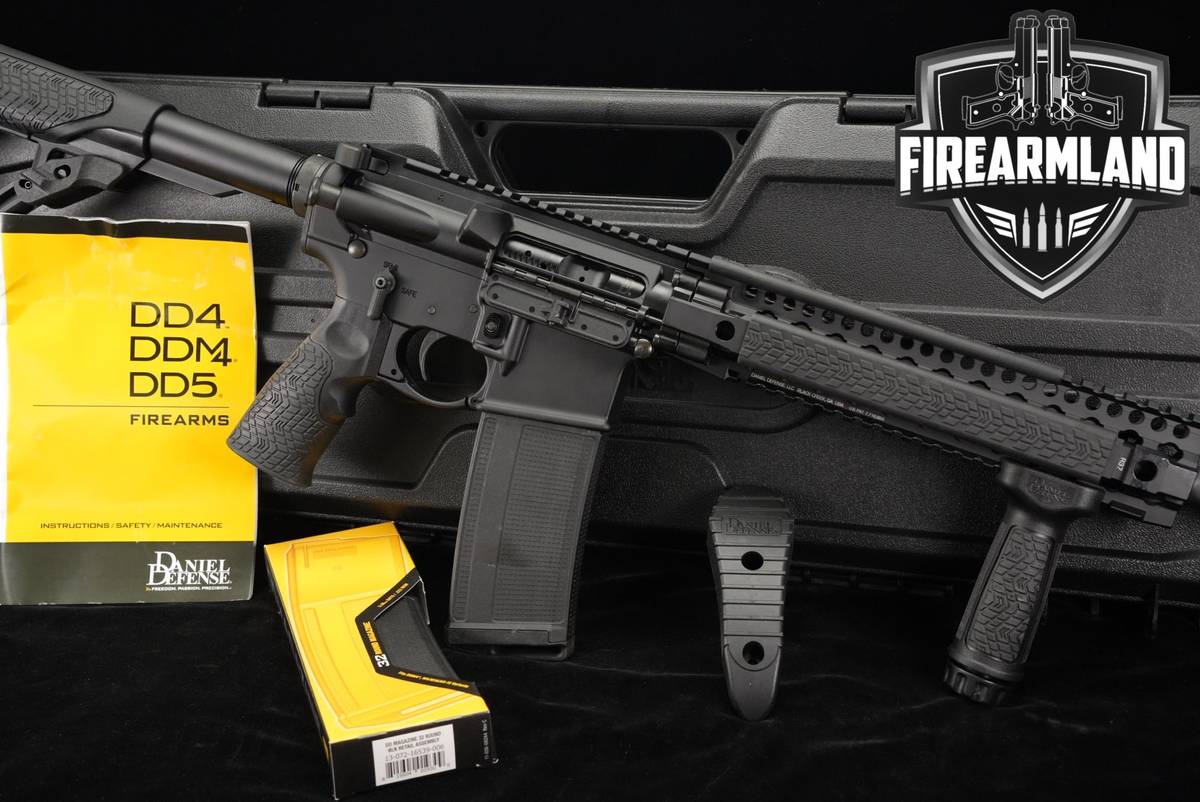 SBR Daniel Defense DDM4 V4s 5.56 NATO AR-15 AR15 V4-S +2 MAGS, ORIG CASE